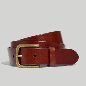 Madewell Thin Leather Belt NEW L